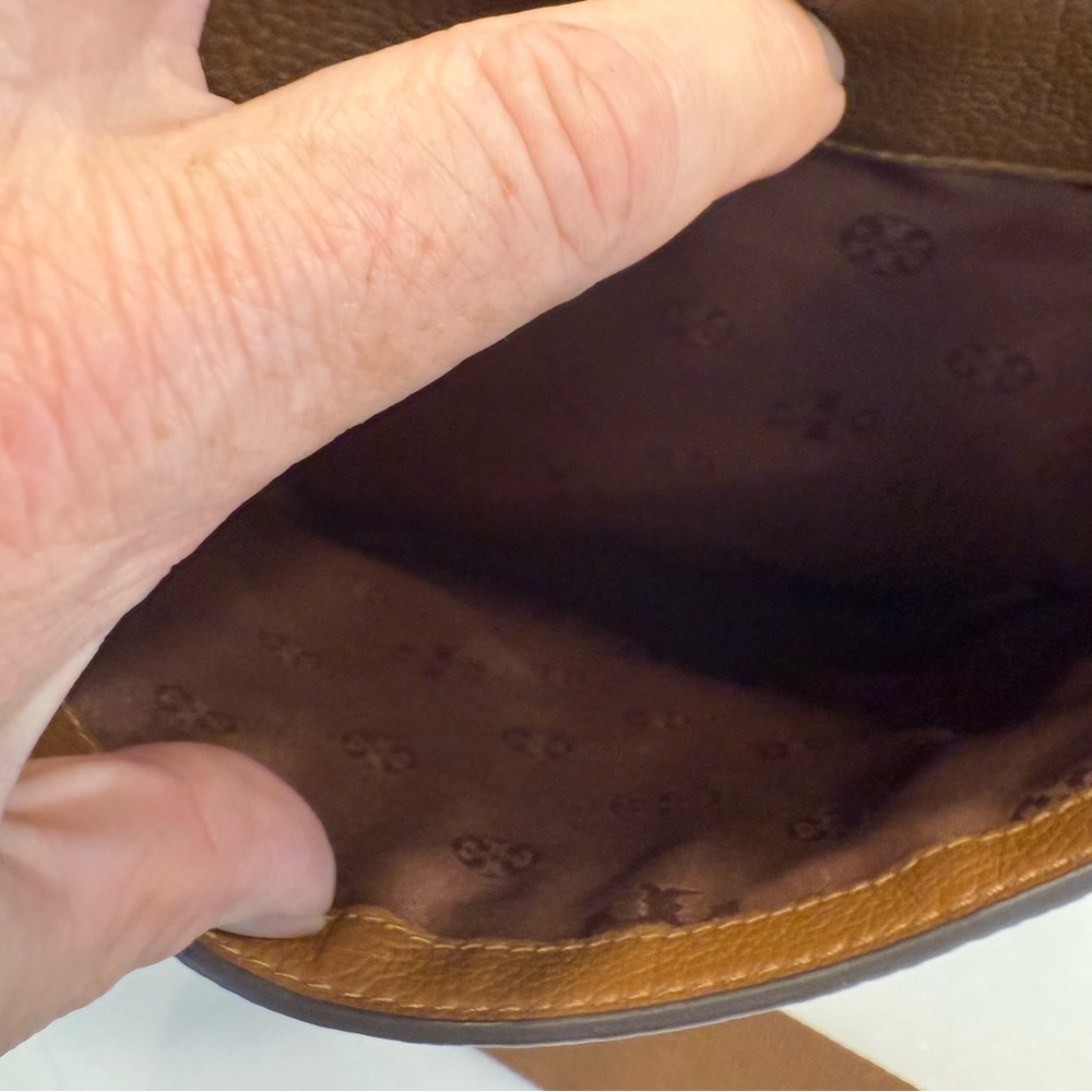 Tory Burch Tan Leather Crossbody Bag - Picture 6 of 16